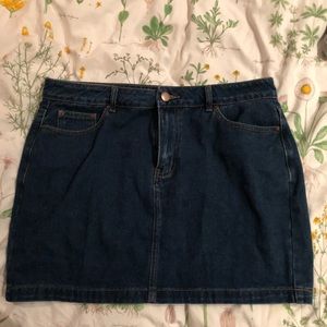 Mini Denim Skirt